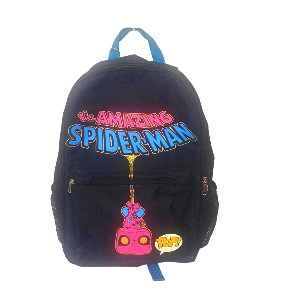 Marvel The Amazing Spider-Man Funko Pop Backpack Black Blue Rare-Collectible